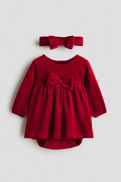 H&M 2 Parçalı Velur Set