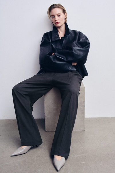 H&M Barrel Paçalı Şık Pantolon