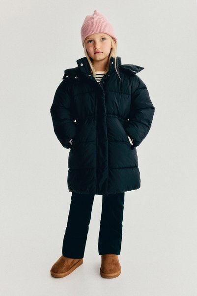 H&M Kapüşonlu Pofuduk Ceket