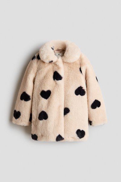 H&M Kabarık Tüylü Kaban
