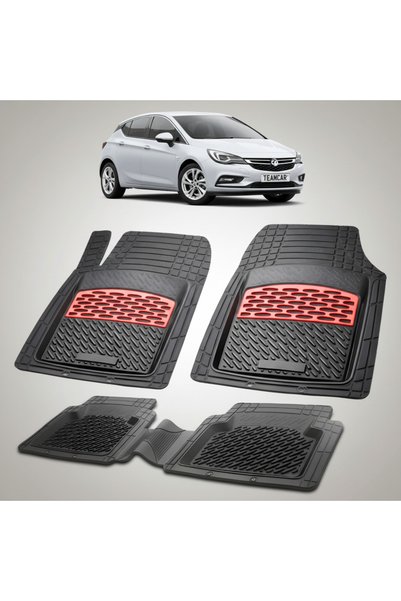TEAMCAR Коворасе Опел Астра К (Мк7) Съвместим с хечбек 2015-2021 |   Червен
