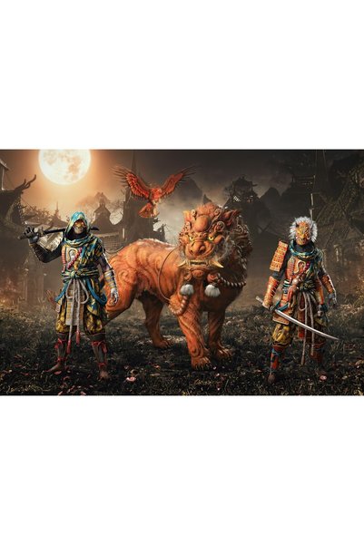 OEM Αφίσα Assassins Creed Valhalla Το Πακέτο Yurei Bushido 5k, 61x90 εκ., pos...