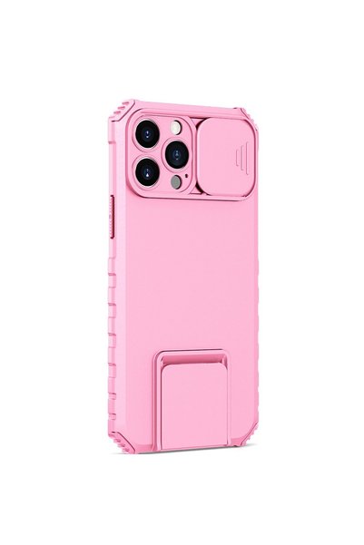 OEM Husă Defender cu Suport pentru Apple iPhone 12, Antișoc, Roz