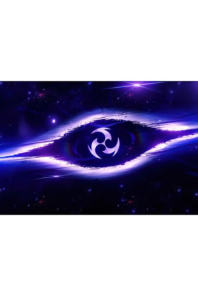 OEM Poster Raiden Shogun Genshin Impact, 61x90 cm, poster23551