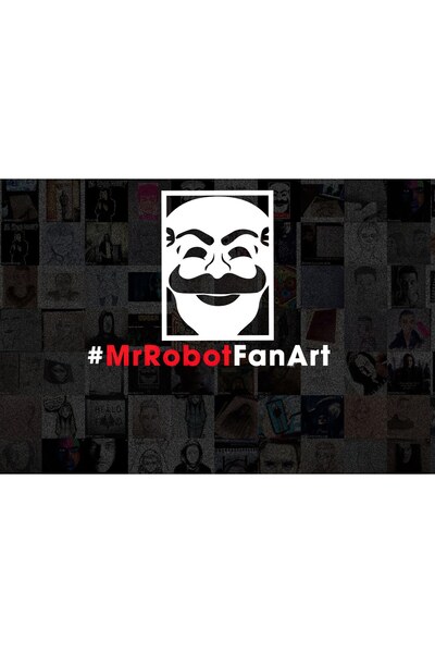 OEM Poster Mr Robot Artwork, 61x90 cm, poster23730