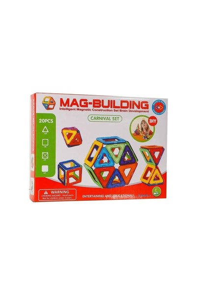 Salma Set Magnetic de Constructie Mag-Building Carnival 20 Piese, Dezvoltare ...