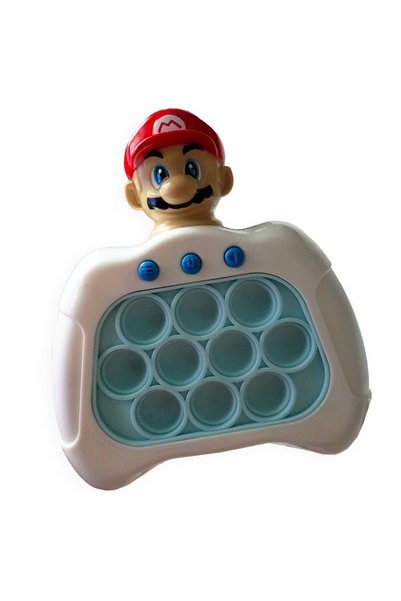 ETOY Joc interactiv Pop-It Consola, antistres, cu sunete si lumini, Mario
