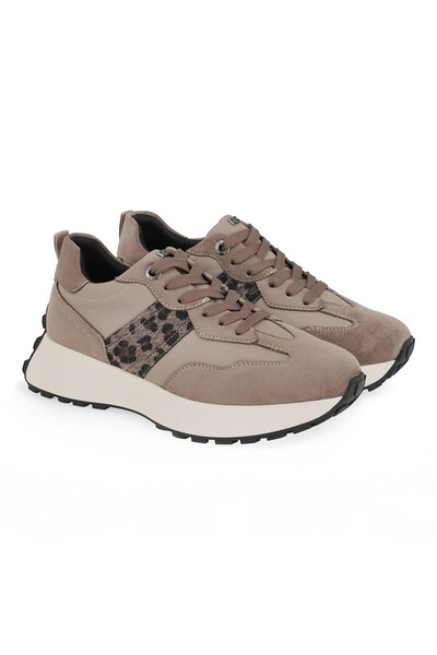 Renato Garini Γυναικεία Παπούτσια Sneakers 807-19R ΠΟΥΡΟ ΛΕΟΠΑΡ X119R807348T