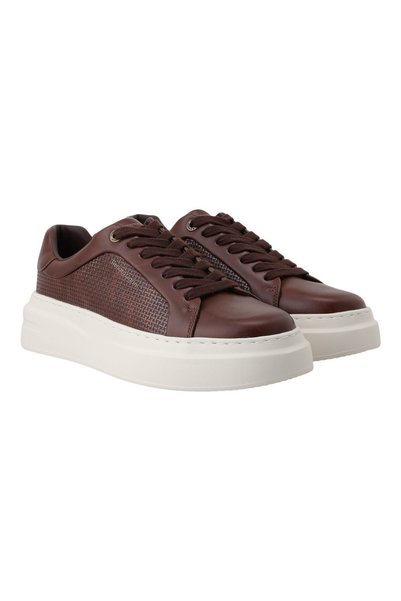 Renato Garini Ανδρικά παπούτσια Sneakers 700-033 Ταμπά Σκούρο Πλεκτό W5700033...