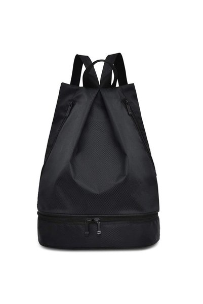 Noonedibs Rucsac cu șnur impermeabil, cu compartiment pentru pantofi, genți c...