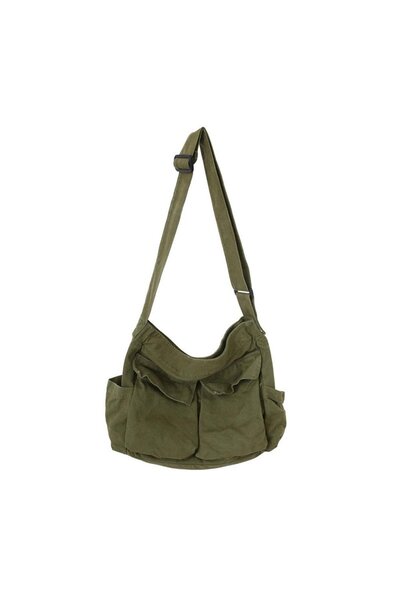 Noonedibs Geantă de umăr din pânză, geantă Messenger, geantă Hobo Crossbody d...