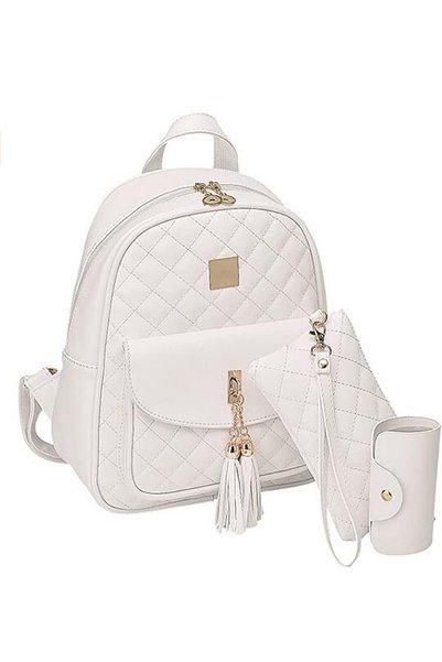 Noonedibs Rucsac mic elegant din piele pentru femei Atarni - Rucsac casual 3 ...