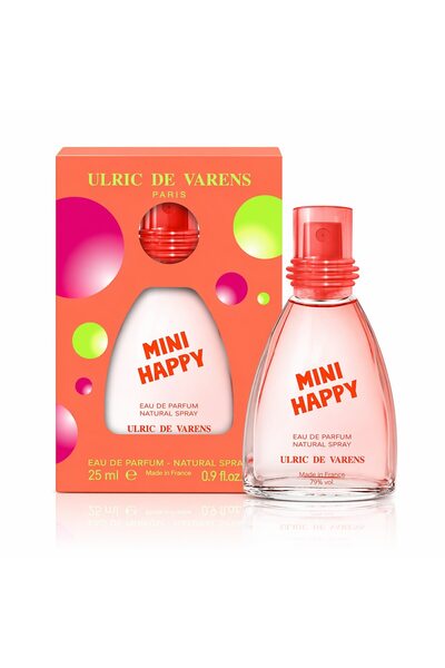 Ulric De Varens Apa de parfum pentru femei Mini Happy, 25 ml,