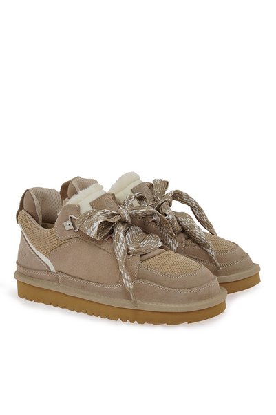 Renato Garini Γυναικεία Παπούτσια Sneakers APRES-SKI 39W-522 Μπέζ Καστόρι V13...