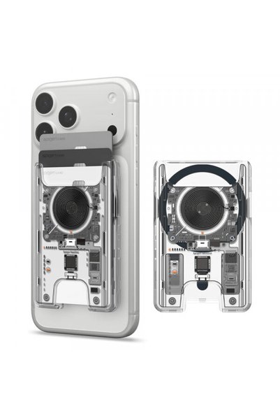 Spigen Portofel MagSafe, Spigen, Ultra Hybrid Zero One, Transparenta AFA11403