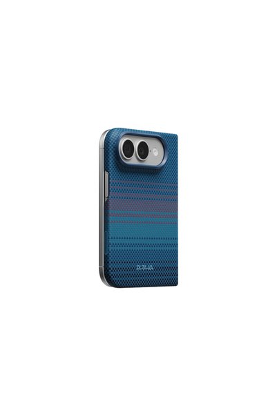 PITAKA iPhone Duo Kılıf M-safe Özellikli Aramid Karbon Fiber Moonrise 2.0 Nig...