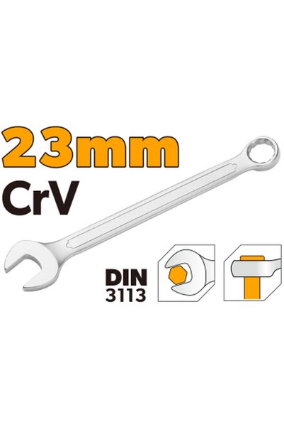 TOLSEN مفتاح ربط مركب Cr-V CP DIN مقاس 23 مم