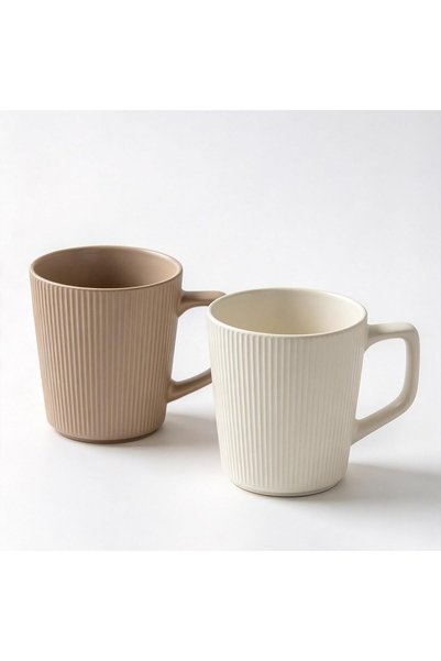 Arabest 2PCS Ceramic Mug Set Tea Cup Set Coffee Cups 500ml Partner Cups Coupl...