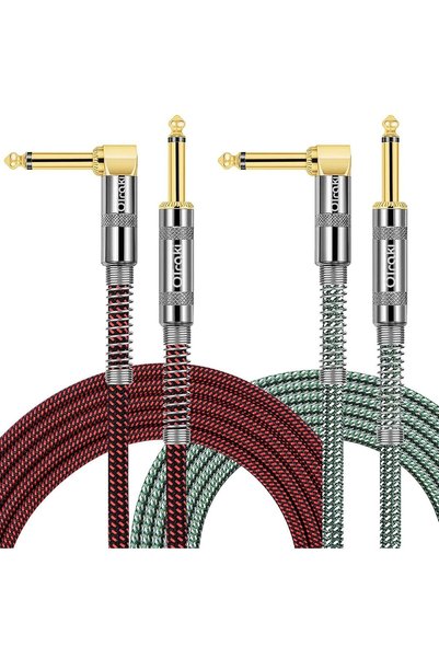 OTraki Cablu de instrument, Jack de 6.3 mm la Jack de 6.3 mm, 2 m, împletit, ...