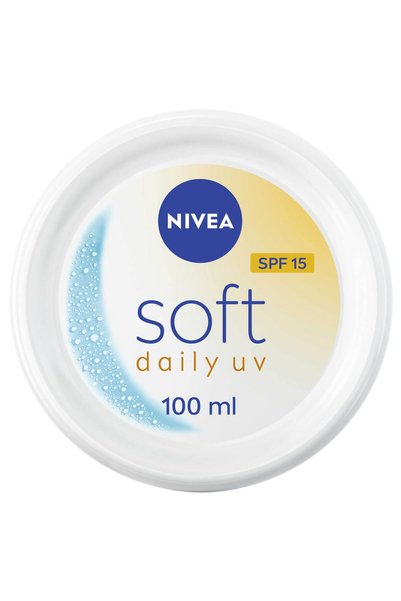 NIVEA كريم مرطب ناعم للجسم واليدين والوجه بعامل حماية من الأشعة فوق البنفسجية...