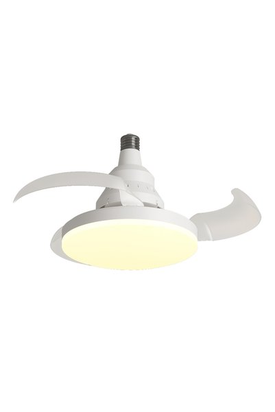 GENERAL Lustra Ventilator de Tavan cu Lampa LED 24W, Dulie E27, 41 cm, Teleco...