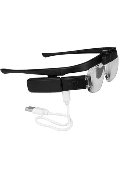 Mengshen Magnifying Loupes USB Rechargeable Headband Free Hand Magnifying Gla...