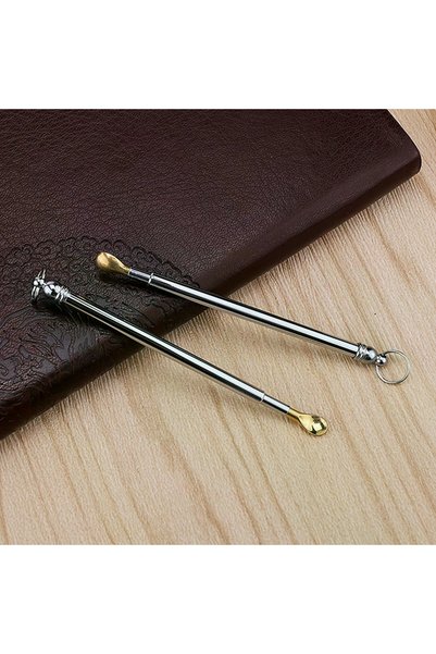 Choice Creative Scalable Brass Ear Spoon Ear Wax Remover Curette Portable Min...