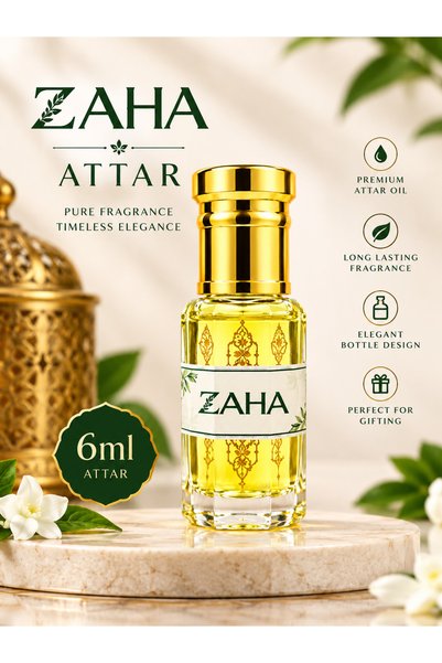TOP4 PERFUMES ZAHA Attar – Premium Concentrated Perfume Oil 6ml for Unisex