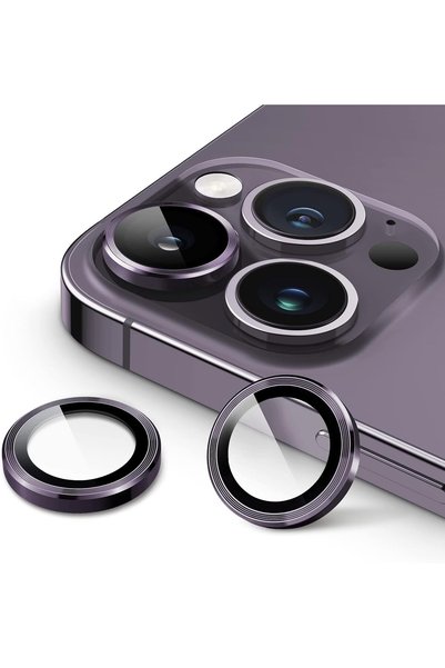 Generic Camera Lens Protector for iPhone 14 Pro/14 Pro Max, Deep Purple