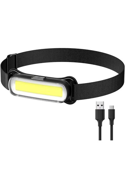 Generic USB Rechargeable LED Headlamp – Waterproof Flashlight with Adjustable...