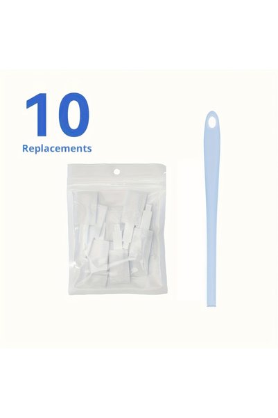 Choice 10pcs 10/30Pcs Disposable Crevice Brush, Replaceable Head Cleaning Bru...