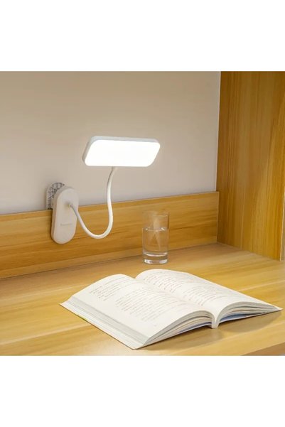 Choice مصباح مكتب LED أبيض قابل لإعادة الشحن عبر USB، إضاءة للقراءة تحمي العي...