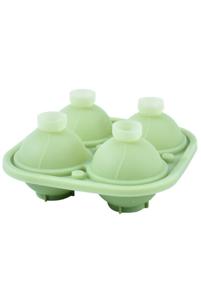 Choice green 1pc Large Silicone Ice Cube Trays - Easy-Release, No Leakage, Pe...