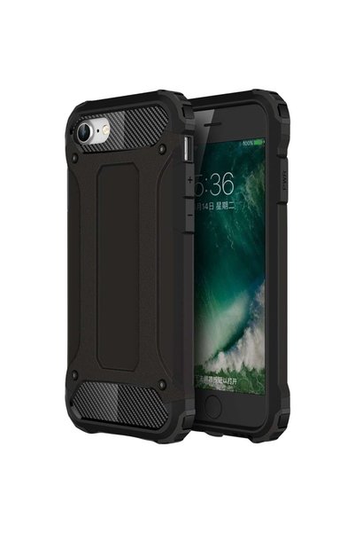 OEM Husă Defender Model 1 cu Suport pentru Huawei P Smart 2020, Antișoc, Negru