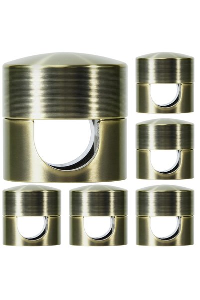 Generic 6 مجموعات من حوامل الشواحن للأسلاك، مشبك أسلاك لاصق بلون النحاس العتيق
