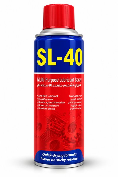 Light Wave بخاخ تشحيم متعدد الاستخدامات SL-40 من لايت ويف، مزيل الصدأ والشحوم...