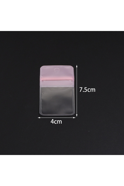 Choice 4x7.5cm 10pcs/lot EVA Plastic Transparent Self Sealing Storage Bag Lov...