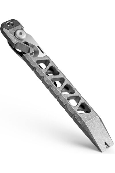Generic Titanium EDC Pry Bar, Multi-functional Pocket Tool Pry Bar Bottle Ope...