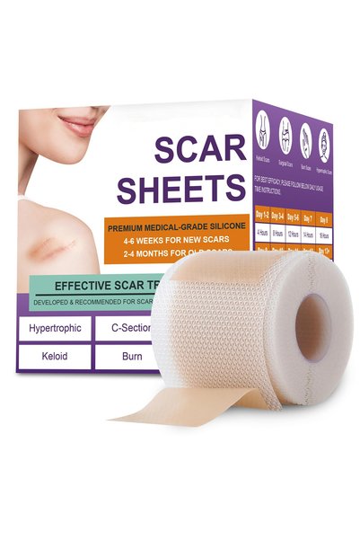 Choice 4cm x 400cm Silicone Scar Sheets Medical Grade Tape for Surgical Hyper...