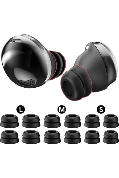 Generic أطراف سماعات الأذن لـ Galaxy Buds Pro، 6 أزواج من أطراف السيليكون الم...