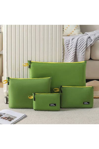 Choice green 4Pcs/set Ultralight Clothing Storage Bag Waterproof Foldable Tra...