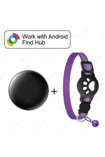 Choice Black-Pur collar Adjustable Pet Collar Gps Tracker Google Find My Andr...