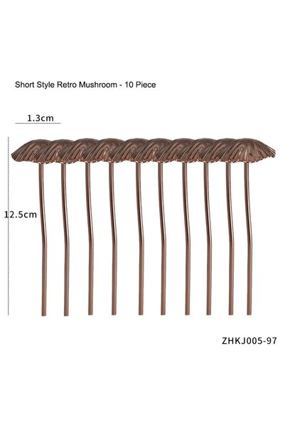 Choice Zhkj005-97 1/5/6/8/10 قطع: أوتاد معدنية تزيينية على شكل فطر بتصميم عتي...