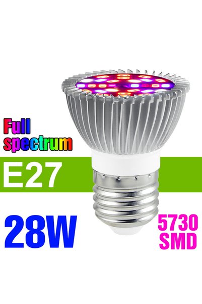 Choice مصباح LED E27 بقوة 28 واط و150 واط، مصباح نباتي كامل الطيف E27، مصباح ...