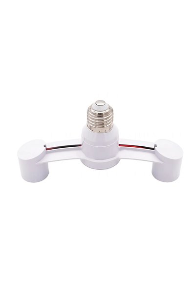 Choice محول قاعدة مصباح LED E27 ثنائي الوظيفة 2 في 1، 220 فولت، محول مقبس مصب...