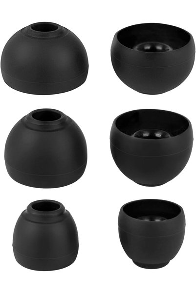 Generic CCZ ZT01 6 PCS/3 Pairs Earbud Tips,Silicon Replacement Ear Tips, KZ Z...