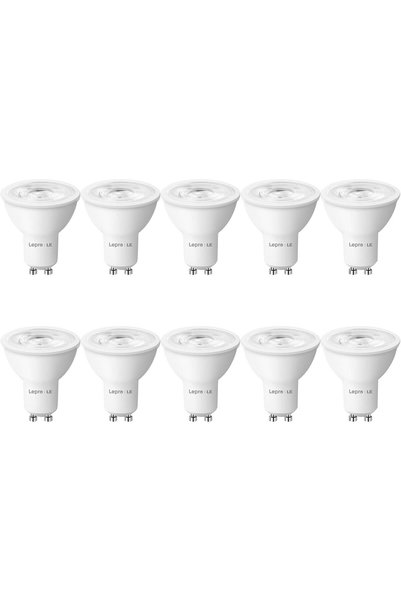 Generic مصابيح LED GU10، ضوء نهاري أبيض 6500 كلفن، 220-240 فولت، 4 واط 345 لو...