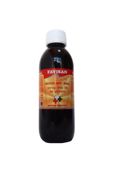 Favisan Sirop Multiplant-Diab Favisan, 250 ml