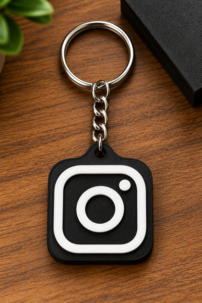 Genel Markalar Nfc İnstagram Anahtarlık