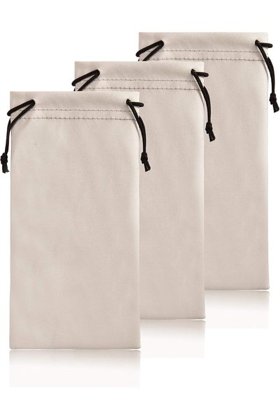Generic mens Microfiber Pouch Eyeglasses Soft (pack of 3)